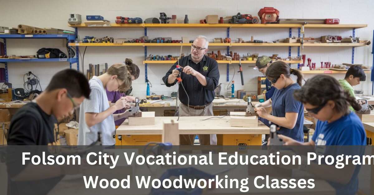 Folsom City Vocational Education Program Wood Woodworking Classes